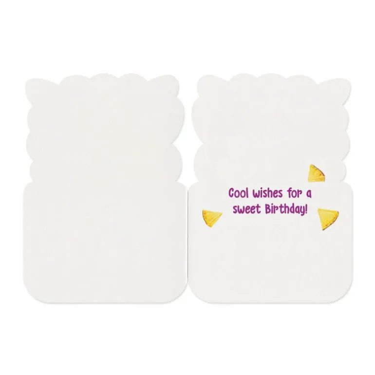 Scratch & Sniff Birthday Card - Pineapple