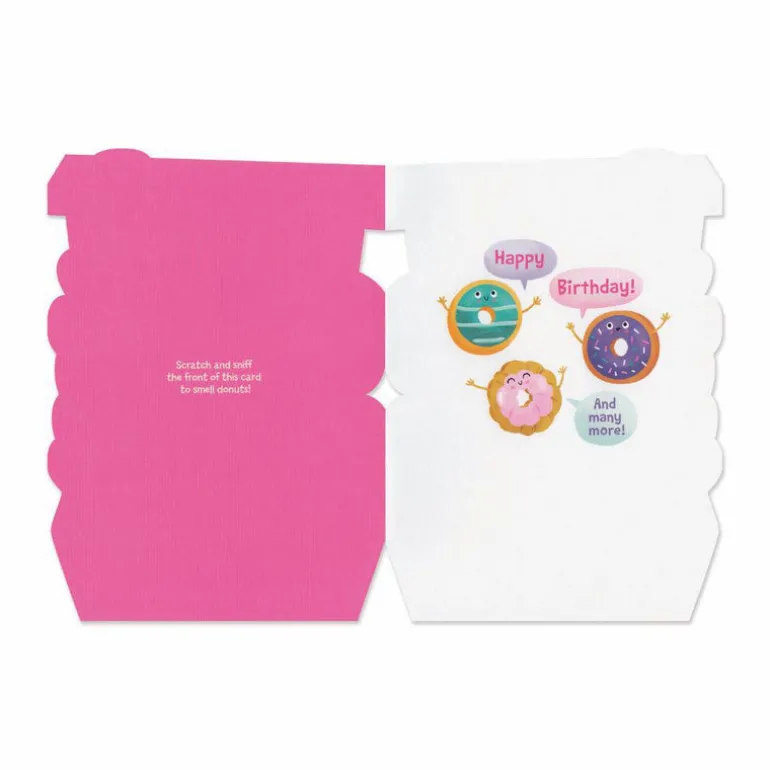 Scratch & Sniff Birthday Card - Box of Donuts