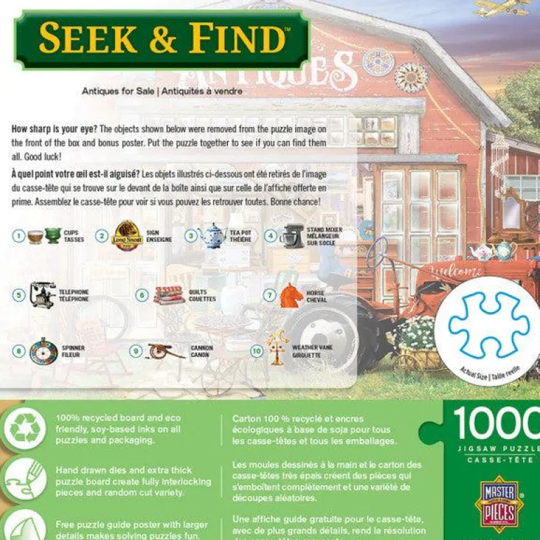 Seek & Find - Antiques for Sale - 1000 Piece Puzzle