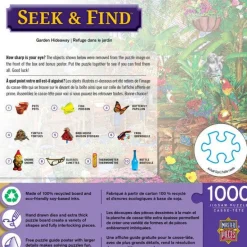Seek & Find - Garden Hideway - 1000 Piece Puzzle