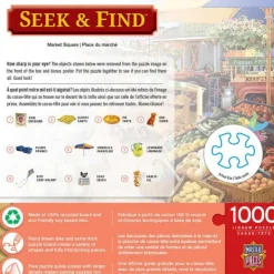Seek & Find - Market Square - 1000 Piece Puzzle