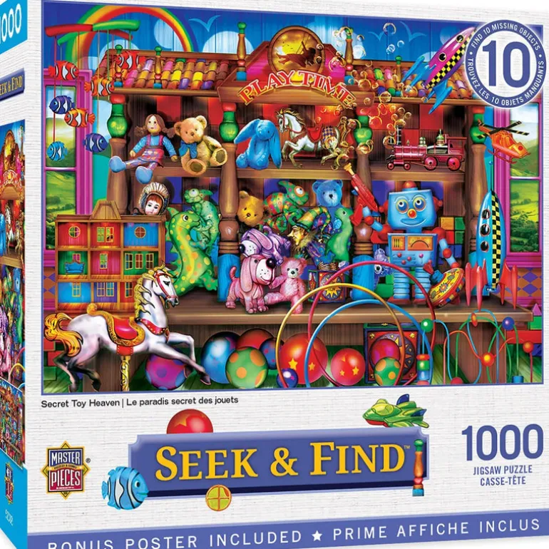 Seek & Find - Secret Toy Heaven - 1000 Piece Puzzle