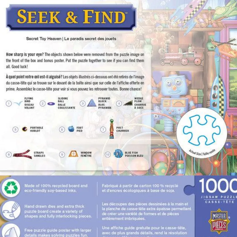 Seek & Find - Secret Toy Heaven - 1000 Piece Puzzle