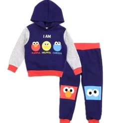 SESAME STREET Boys Toddler 2PC Fleece Hoodie Set
