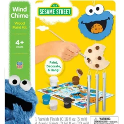 Sesame Street Wind Chime Wood Paint Kit