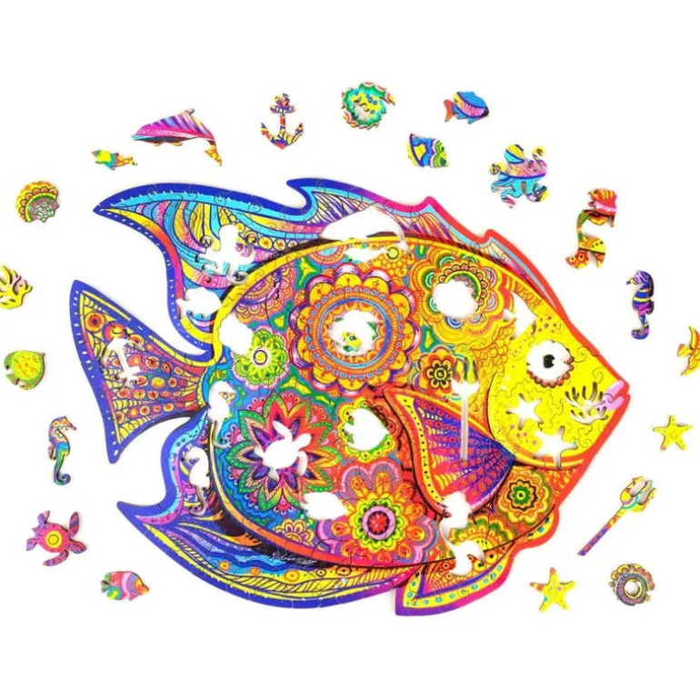 Shining Fish Wooden Puzzle