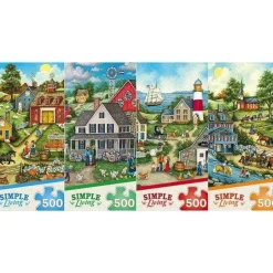 Simple Living - 500 Piece Puzzle Assortment