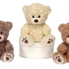 9.5” Sitting Paw Print Bears Assorted Styles