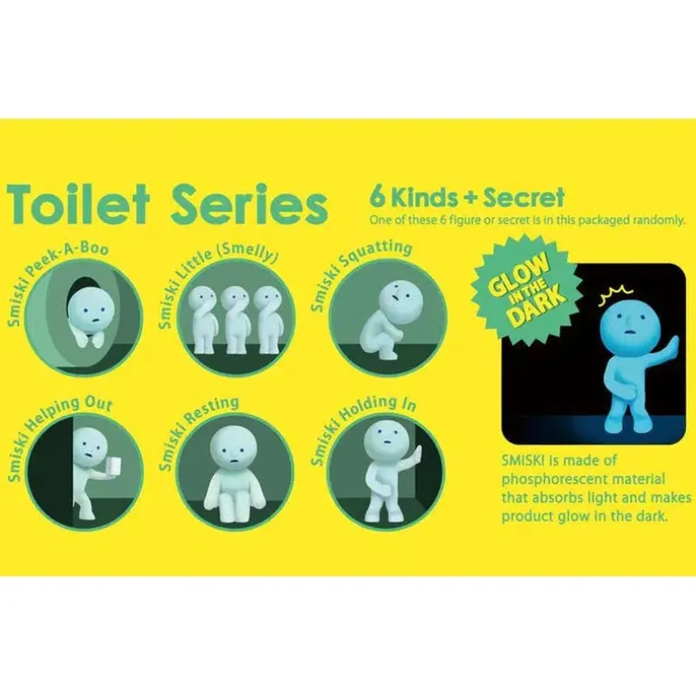 Smiski Mini Figure: Toilet Series