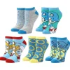 Sonic the Hedgehog 2 Logo 5 Pair Ankle Socks