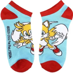 Sonic the Hedgehog 2 Logo 5 Pair Ankle Socks