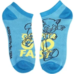 Sonic the Hedgehog 2 Logo 5 Pair Ankle Socks