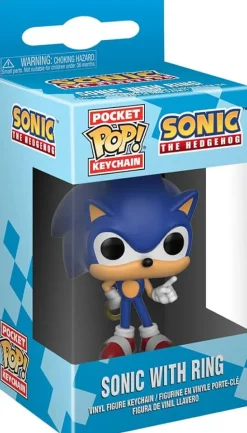Sonic the Hedgehog - Sonic with Ring Funko Pocket Pop! Key Chain