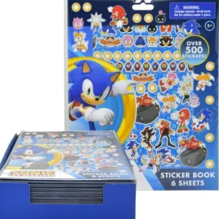 Sonic 8x10" 6 Sheets Sticker Book