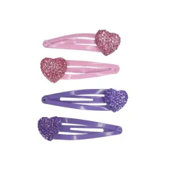 Sparkly My Heart Hair Clips (4pc set)