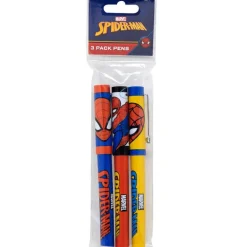 Spiderman 3 Pack Pens in Poly Bag