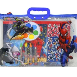 Spiderman 12 Piece Stationery in Zipper Tote Set