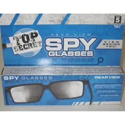 Spy Look Behind Glasses