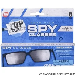 Spy Look Behind Glasses