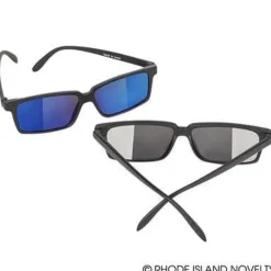 Spy Look Behind Glasses