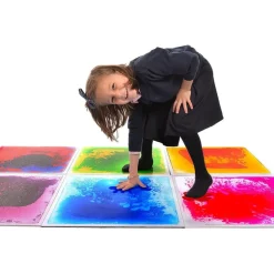 19.7" Square Liquid Sensory Floor Tile