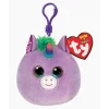 Squish A Boo - Rosette the Purple Unicorn - 5" Clip