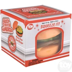 3" Squish And Stretch Hamburger