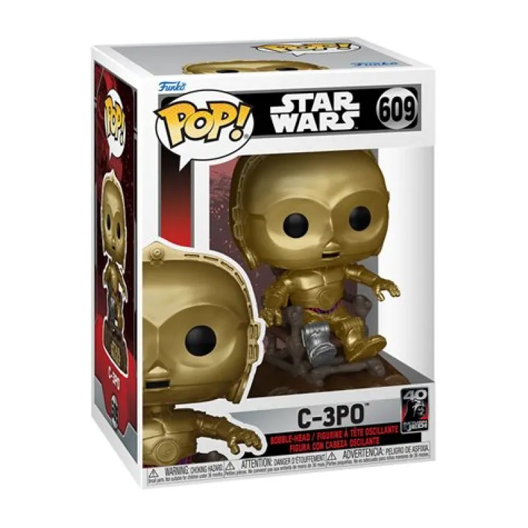 Star Wars: Return of the Jedi 40th Anniversary - C-3PO in Chair Funko Pop! Vinyl Figure