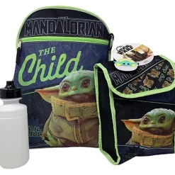 Star Wars "The Child" Baby Yoda 16" Backpack 5pc W/ Lunch Kit