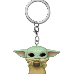 Star Wars: The Mandalorian - The Child with Cup Funko Pocket Pop! Key Chain