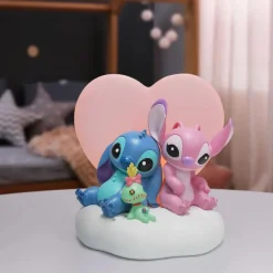 Stitch & Angela Light Up Figurine