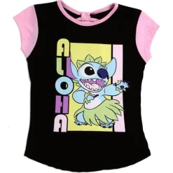 STITCH Black Girls 4-6X T-Shirt
