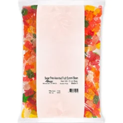 Sugar Free Assorted Fruit Gummi Bears 5 lb. Bag