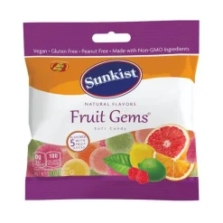 Sunkist Fruit Gems 3.1 oz Bag