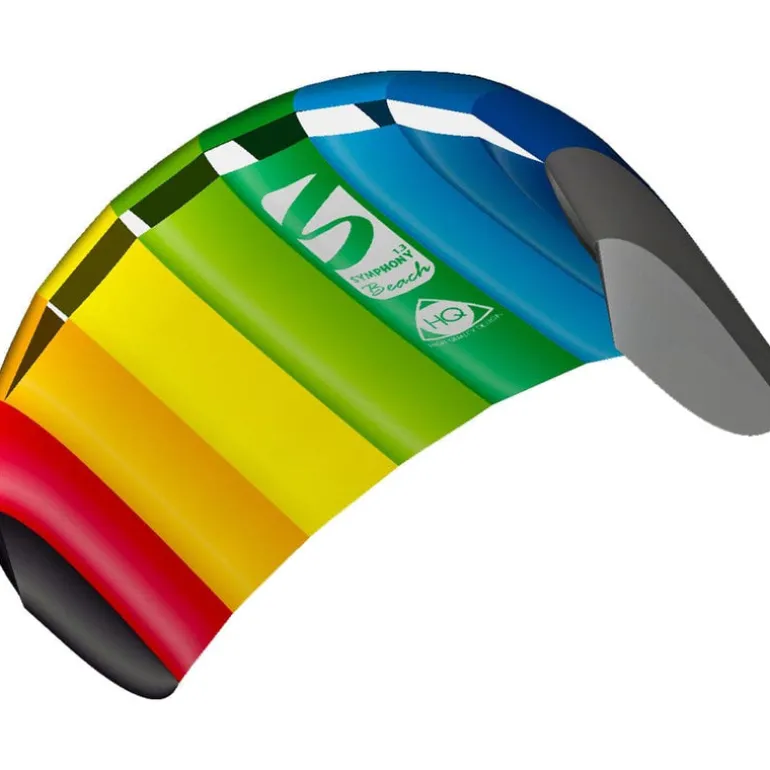Symphony Beach Rainbow 1.3 Meter 2 Line Foil Kite