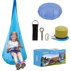 The Snuggle Swing Hanging Chair in 4 different colors