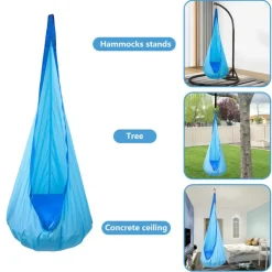 The Snuggle Swing Hanging Chair in 4 different colors