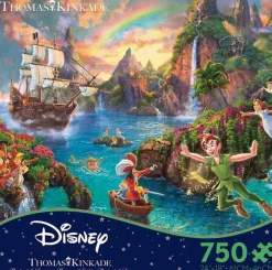 Thomas Kinkade Disney - Peter Pan's Neverland - 750 Piece Puzzle