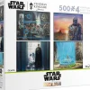 Thomas Kinkade Star Wars: The Mandalorian - Multipack - 4 in 1 Puzzles - 4 x 500 Piece Puzzle