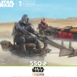 Thomas Kinkade Star Wars: The Mandalorian - The Marshall - 550 Piece Puzzle