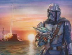 Thomas Kinkade Star Wars: The Mandalorian - Multipack - 4 in 1 Puzzles - 4 x 500 Piece Puzzle