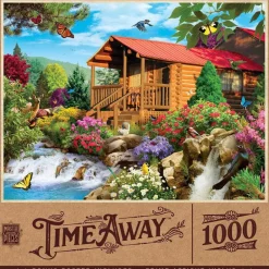 Time Away - Cascading Cabin - 1000 Piece Puzzle