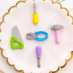 Tool Set Mini Erasers Card