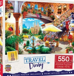 Travel Diary - Barcelona 550 Piece Puzzle