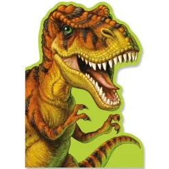 T-Rex Die Cut Birthday Card