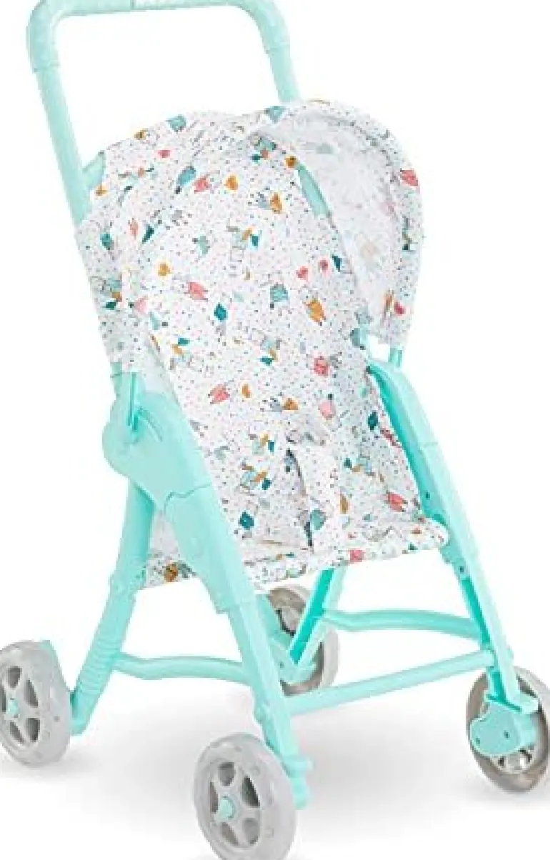Turquoise Stroller for 12" Baby Doll