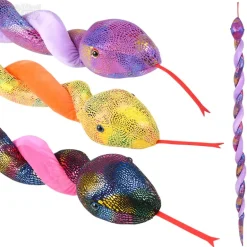 67" Twisty Metallic Snakes Assorted Styles