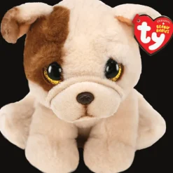 Ty Classic Plush - Houghie - Tan Pug - Medium 13"
