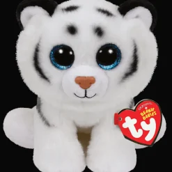Ty Classic Plush - Tundra - White Tiger - Medium 13"