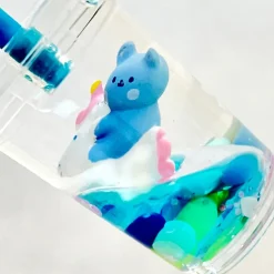 Unicorn Bear Boba Key Charm